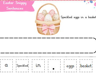 Easter Snippy Sentences