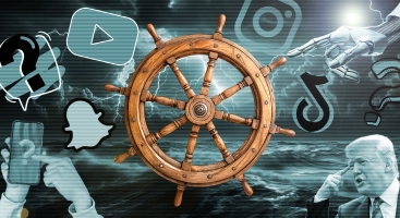 Montage of fake news