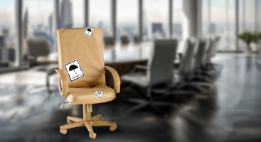 Wrapped office chair